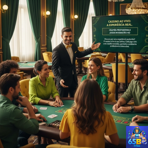 Cassino ao Vivo 65b.com: Experiência Imersiva no Conforto do Lar
